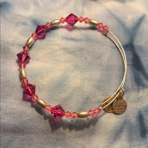 Alex And Ani Hot Pink Beaded Bracelet